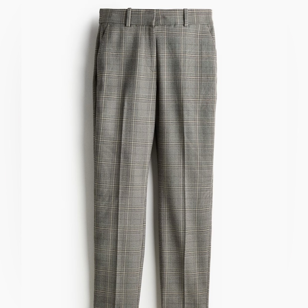 H&M Black and White Checkered Pants